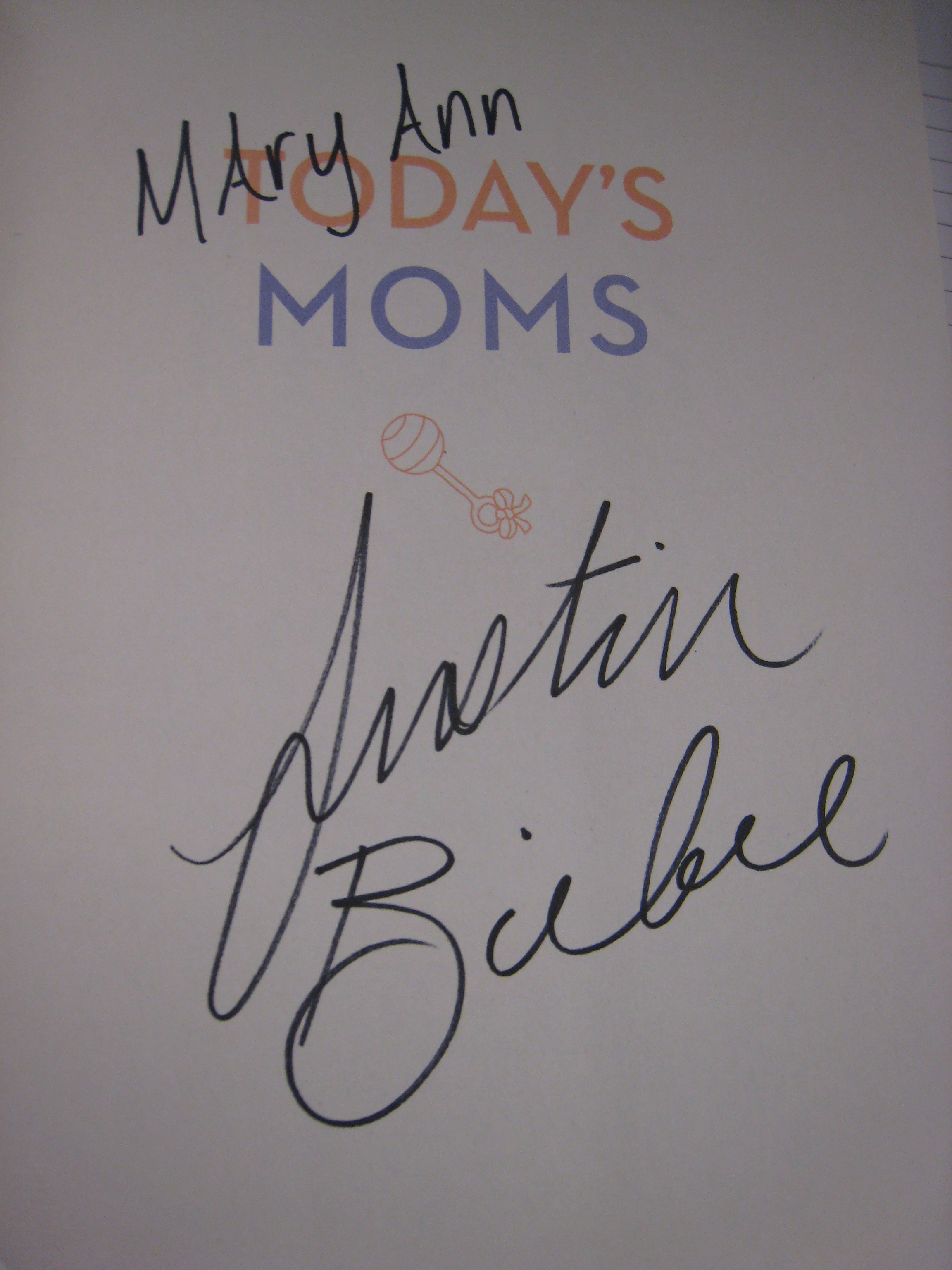 Autograph Justin Bieber